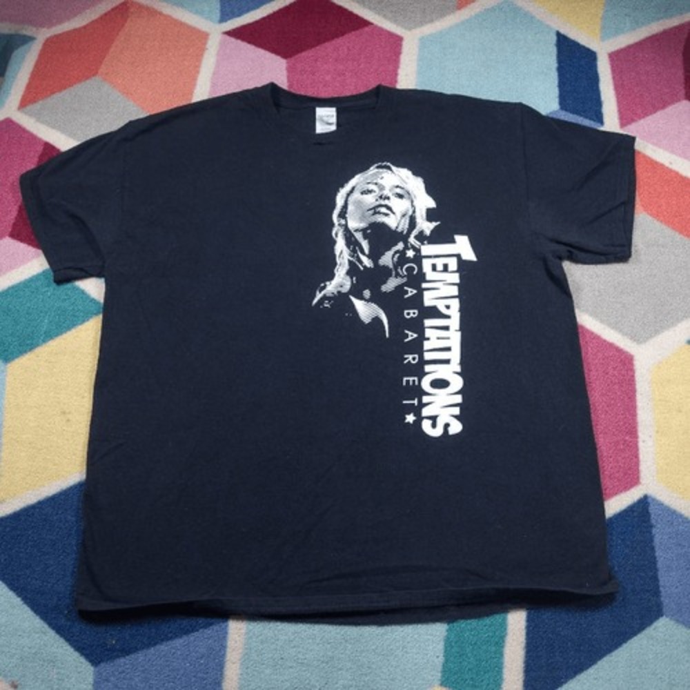Temptations Cabaret T-shirt Gildan XL‎ 28 x23